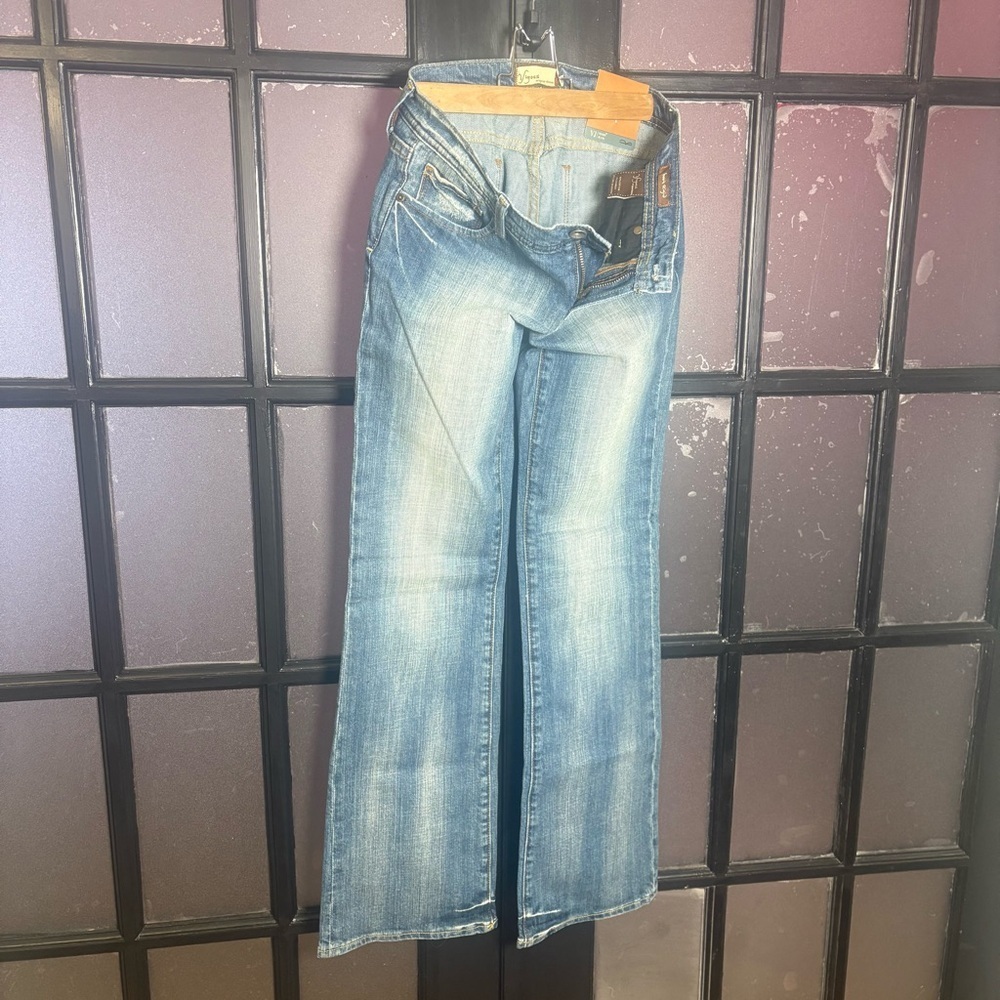 Vigoss Boot Rigid Jeans Size 7/8 NWT Light Wash Stretch Denim